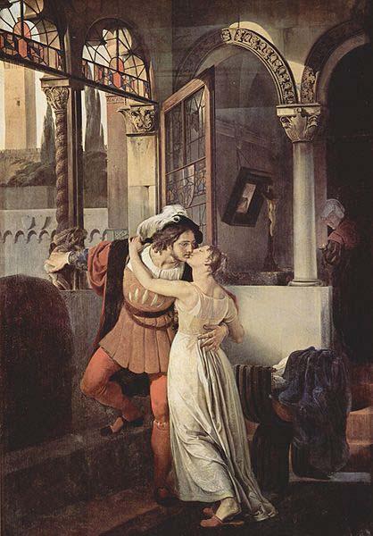 Francesco Hayez Romeo and Juliet oil painting picture